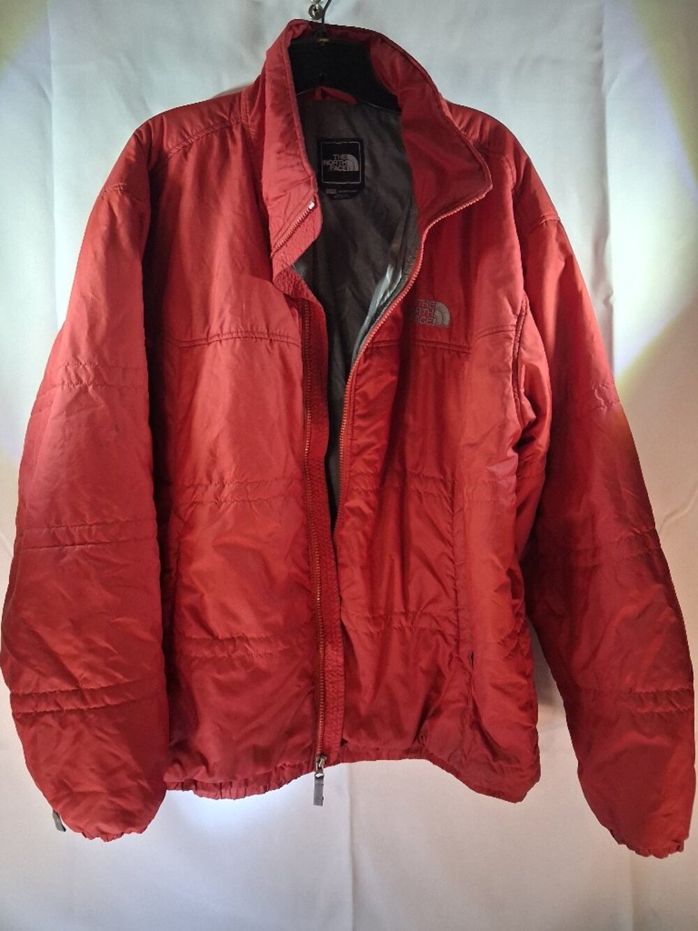 Vintage The North Face Red Insulated Quilted Puffer Jacket Mens XL